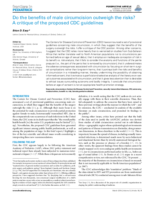 Male circumcision essay 07 image