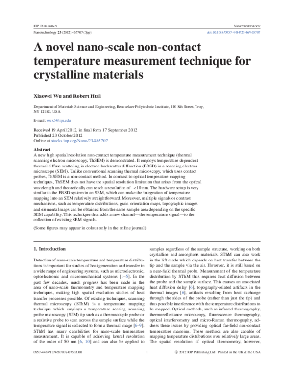 (PDF) A novel nano-scale non-contact temperature measurement technique ...