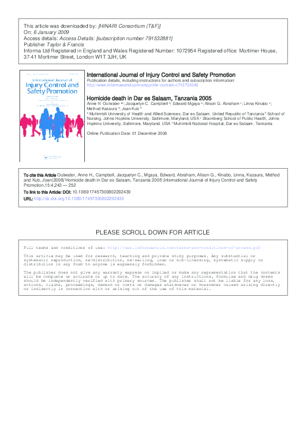 Dar 2009 essay image