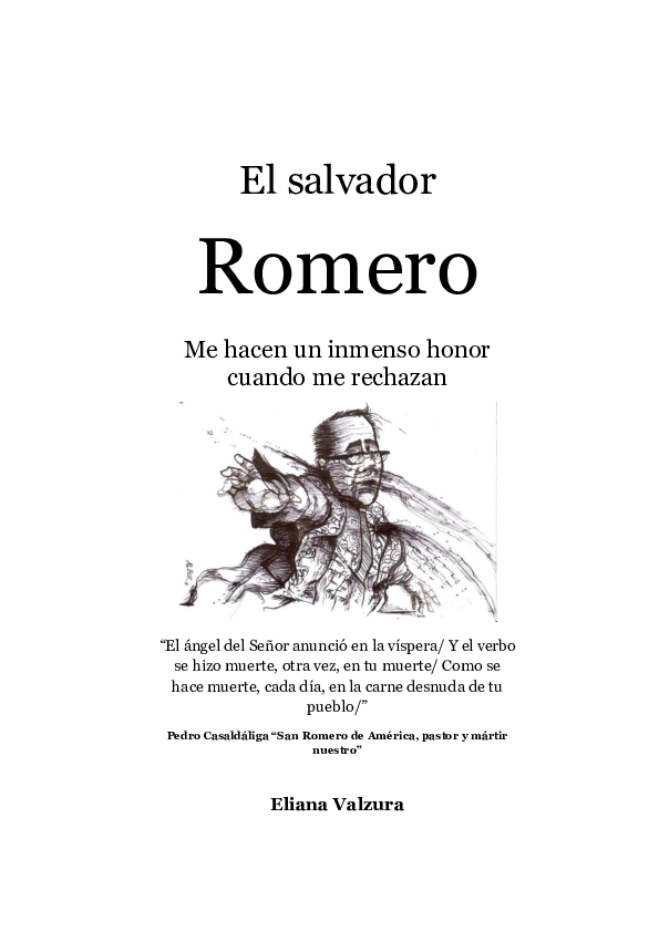 (PDF) El salvador Romero