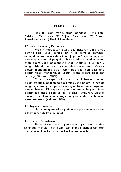 Doc Laporan Praktikum Biokim Protein 2 Sarah R Putri Academia Edu