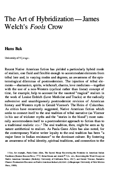 Fools crow essay 03 picture