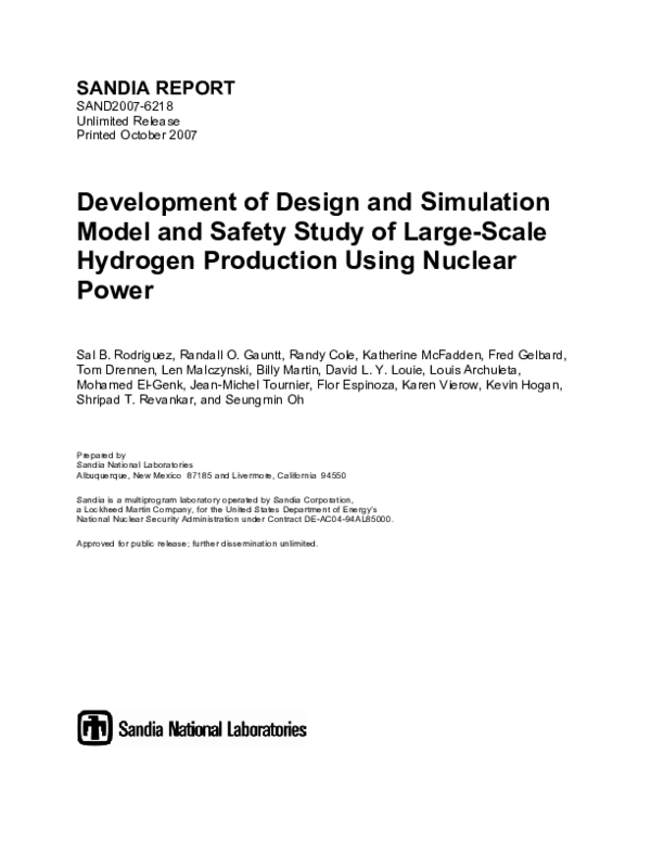 (PDF) Development of design and simulation model and safety study of ...