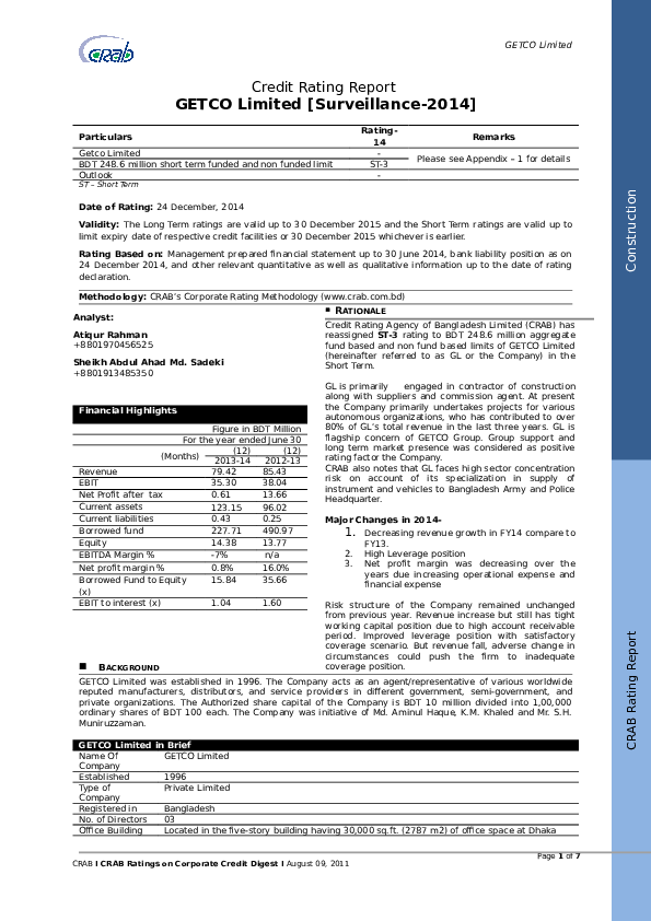 (DOC) Getco Limited 2014