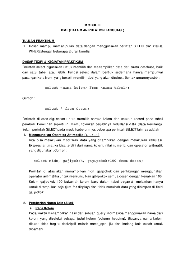 (PDF) MODUL KONSEP BASIS DATA 3