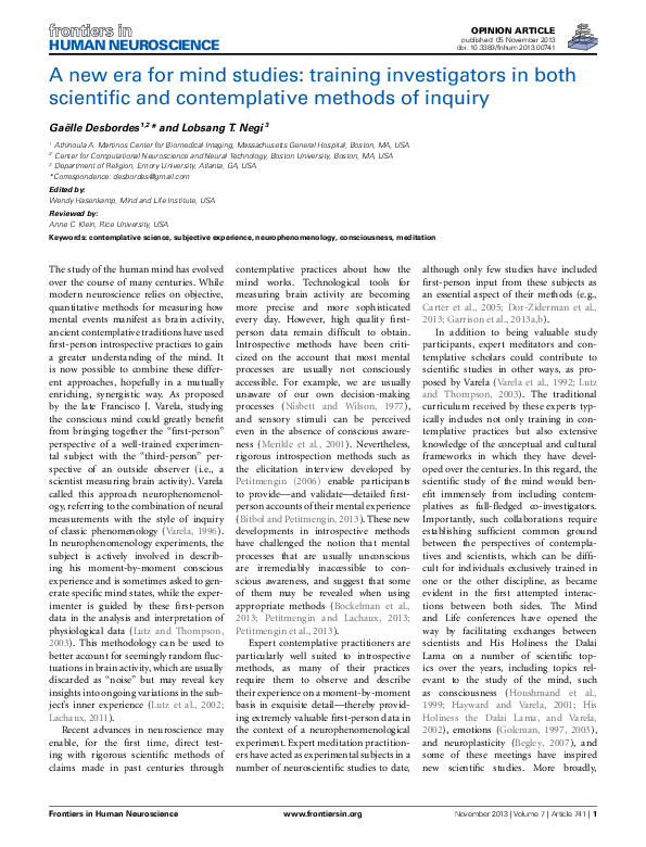 Contemplative meaning picture