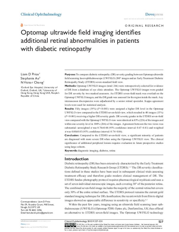 (PDF) Optomap imaging in diabetic retinopathy Dove Medical Press