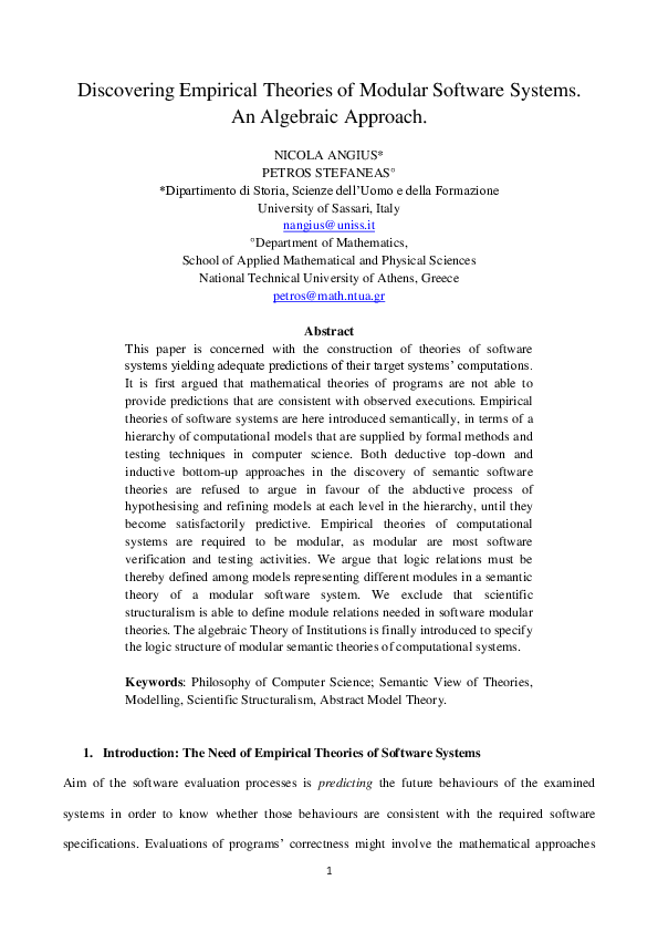 (PDF) Discovering Empirical Theories of Modular Software Systems. An ...