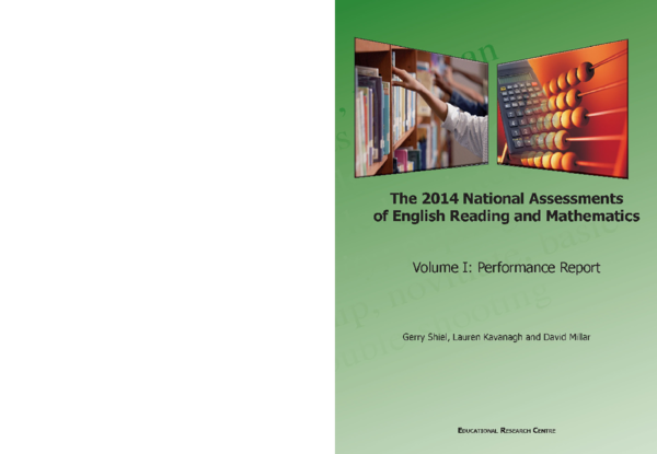 (PDF) The 2014 National Assessments of English Reading and Mathematics ...