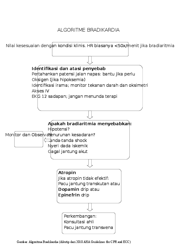 (DOC) ALGORITME BRADIKARDIA