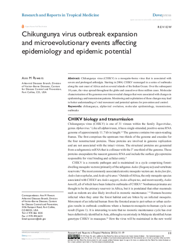 Chikungunya virus disease image