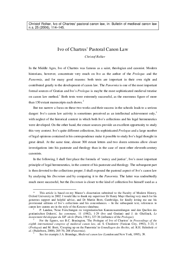 Canon law essay image