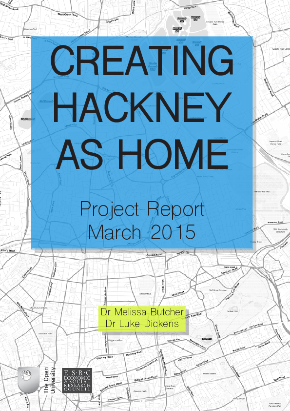 (PDF) Creating Hackney as Home: Final Report