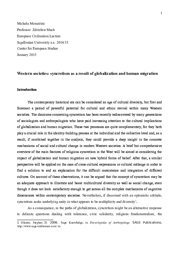 Essay on syncretism image