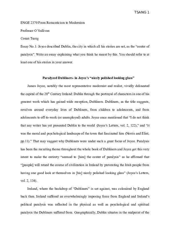 Dubliners analysis pdf picture