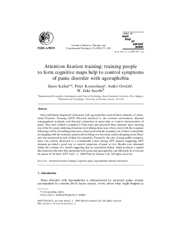 (PDF) Attention fixation training training people to form cognitive