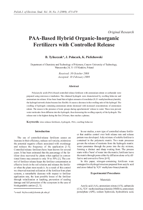 organic fertilizer research paper pdf