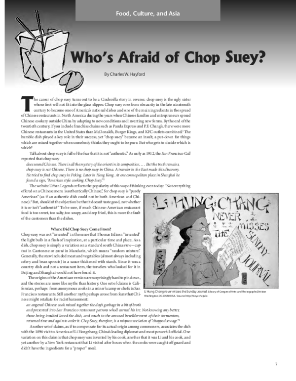 Chopped suey image