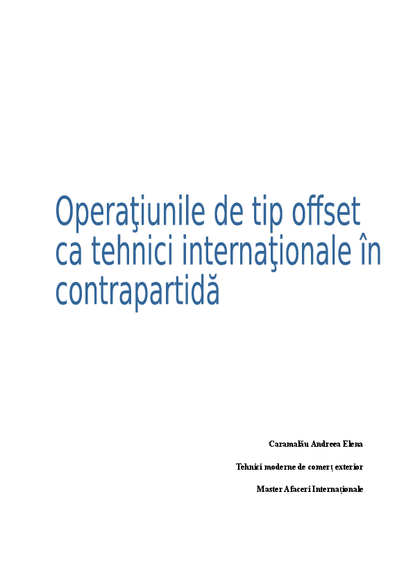 (DOC) Operatiuni Offset