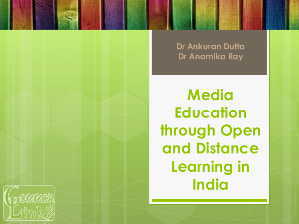 (PDF) Media Education through Open and Distance Learning in India