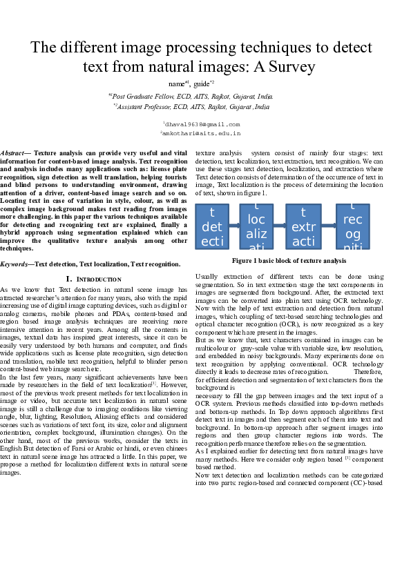 (DOC) text detection methods