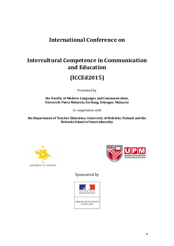 (PDF) Developing intercultural competence in a foreign language ...