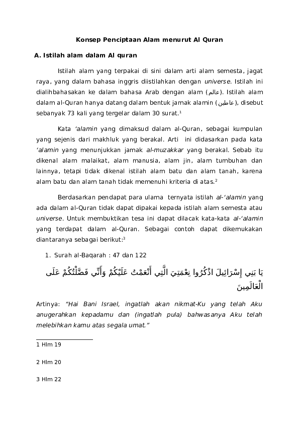 (DOC) Penciptaan Manusia Dalam al-Quran | vika azizah - Academia.edu