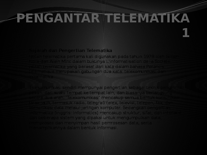 ppt pengantar telematika