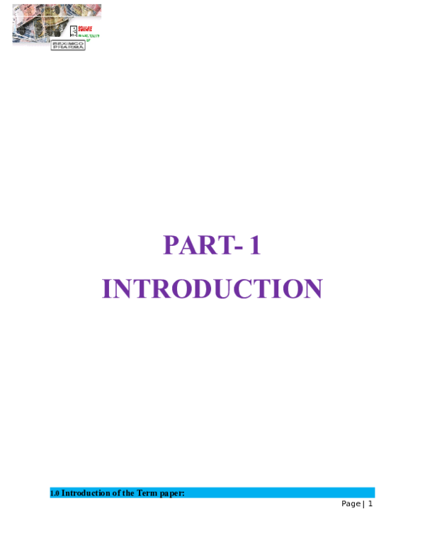 (DOC) Part-1 Introduction