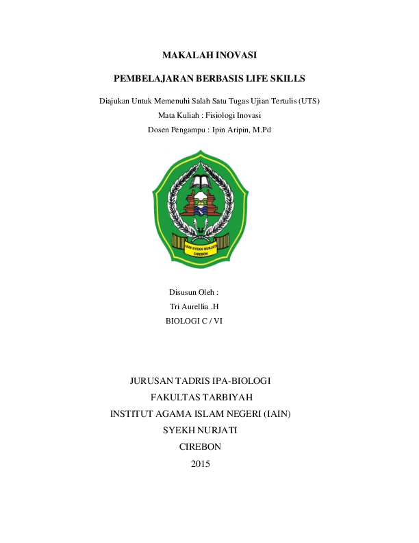 Pdf Makalah Inovasi Pembelajaran Aurellia Akiem Academia Edu