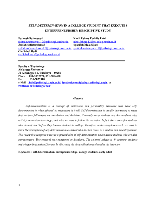 Examples of determination in life image