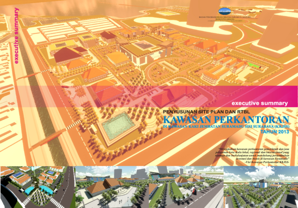 (PDF) PENYUSUNAN SITEPLAN DAN RTBL KAWASAN PERKANTORAN DI KKJSS