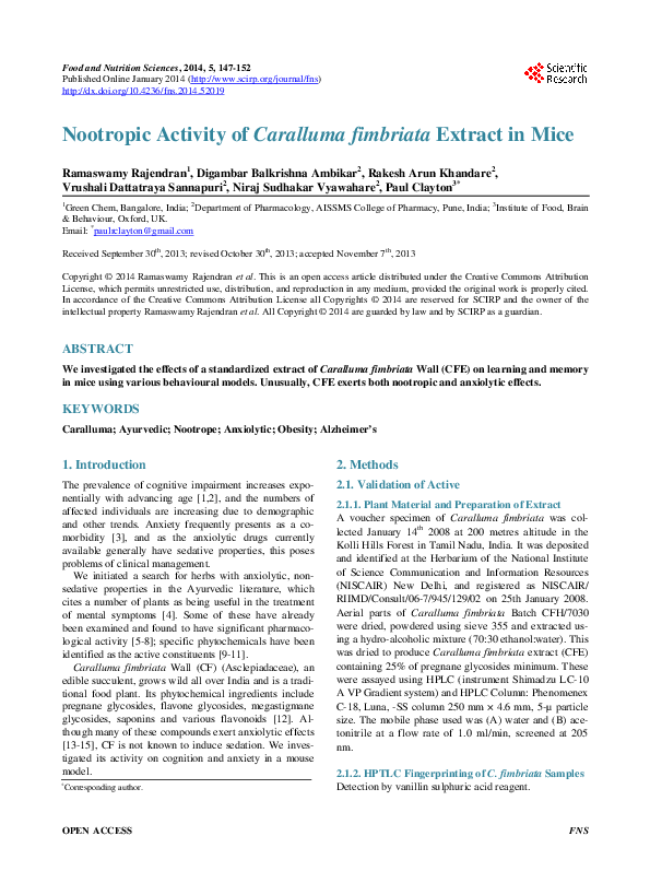 Nootropic herbs image