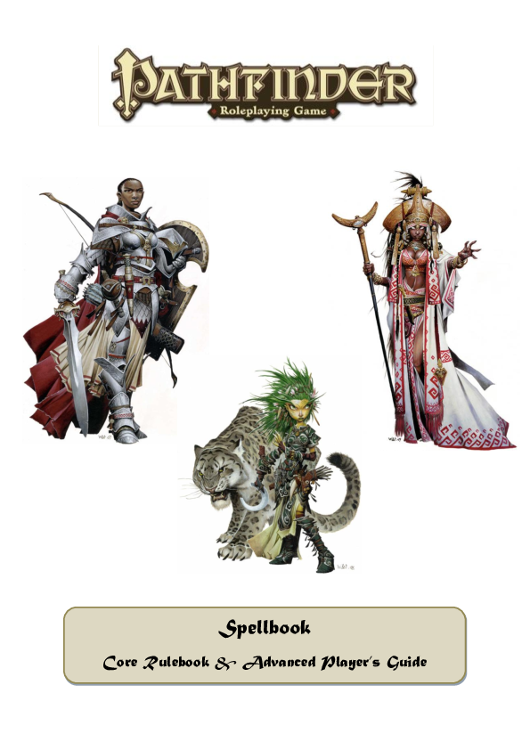 Spellbook Core Rulebook & Advanced Player's Guide