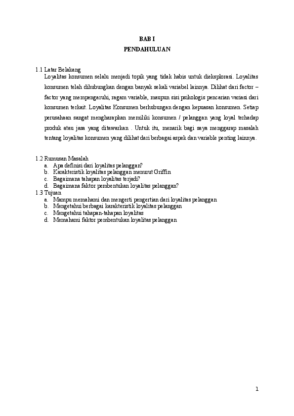 Doc Loyalitas Pelanggan Asep Udin - Academiaedu