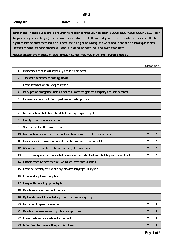 (DOC) BPQ Scale