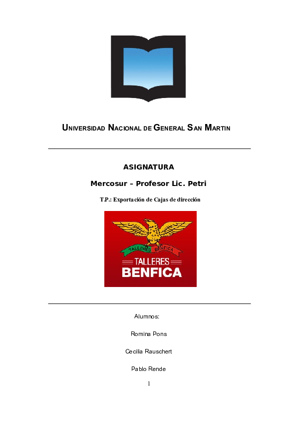 (DOC) TP Final Talleres Benfica