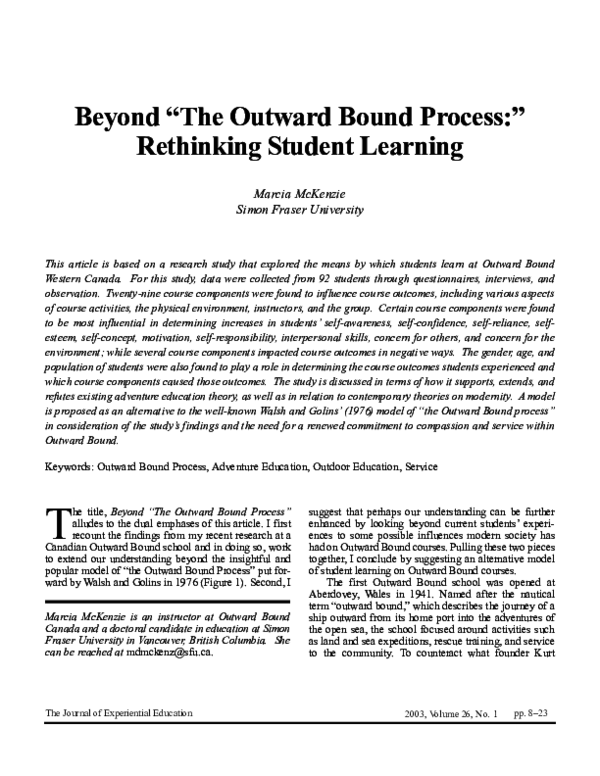 Outward bound philadelphia image