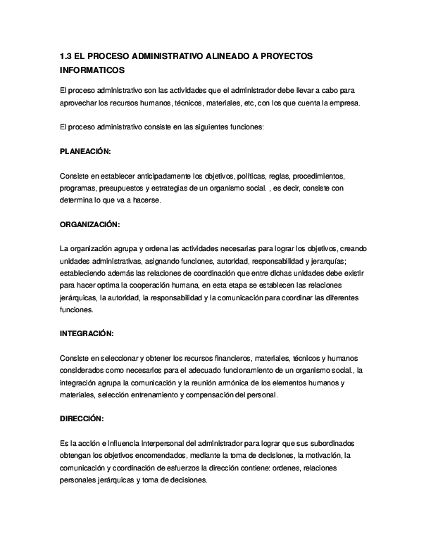 Proceso administrativo essay picture