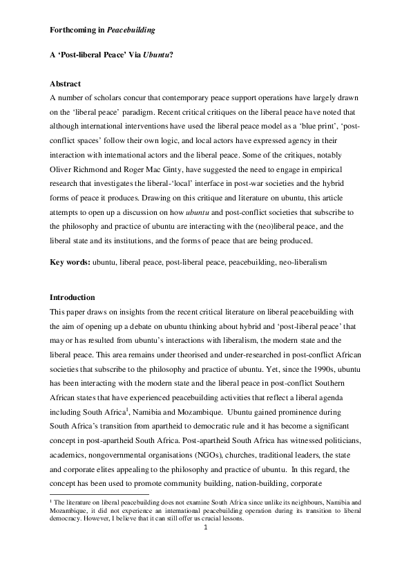 Liberal peace essay 08 picture