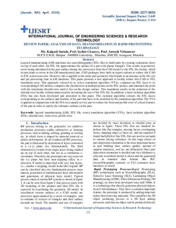 Rapid prototyping techniques image