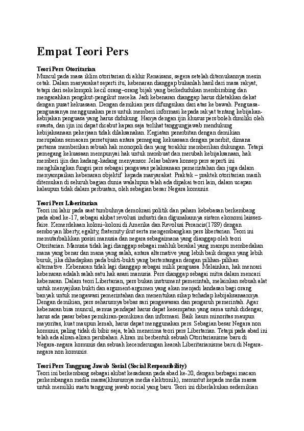 Menurut Teori Tanggung Jawab Sosial Dasar Moral Adalah - Home Study