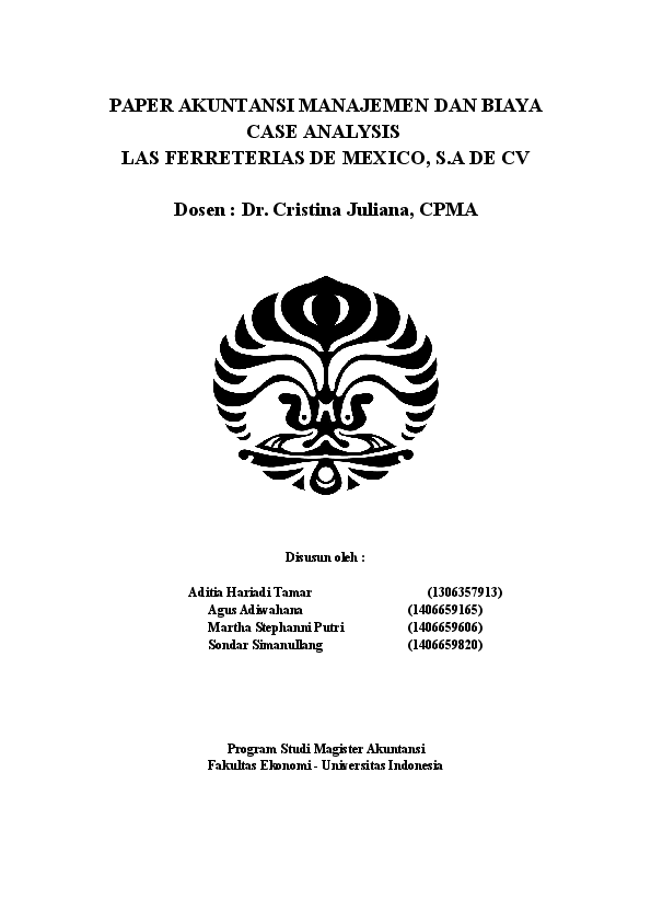 Jawaban Soal Kasus Spm Bab 123 Kompensasi Manajemen