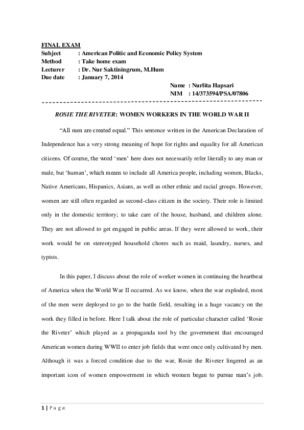 rosie the riveter song