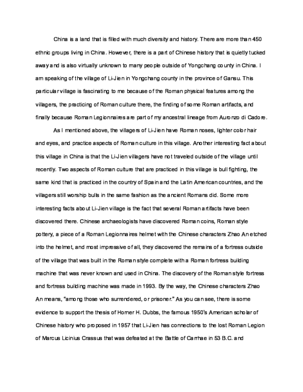 (PDF) Paper On The History Of Li-Jien Village