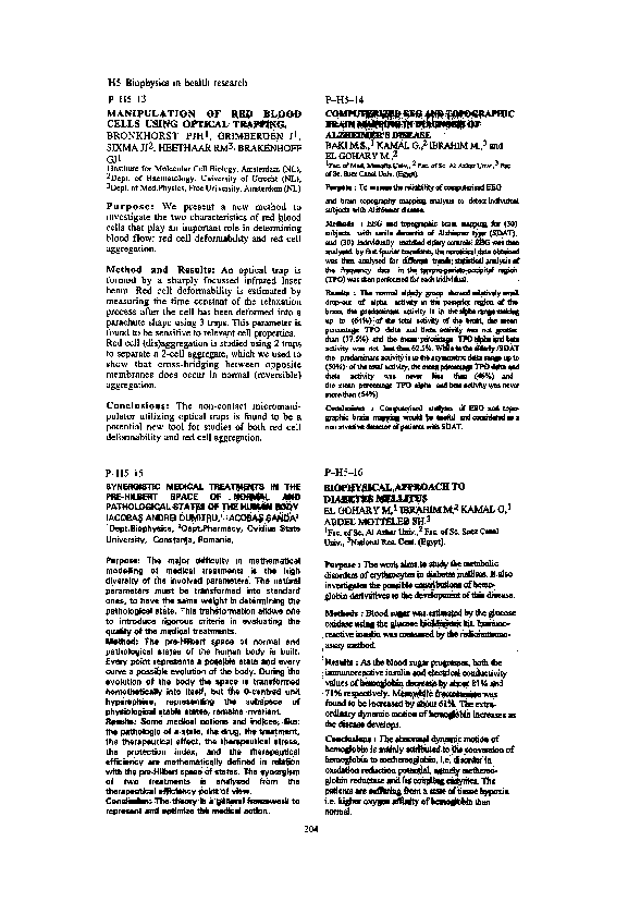 (PDF) Computerized EEG and topographic brain mapping in diagnosis of