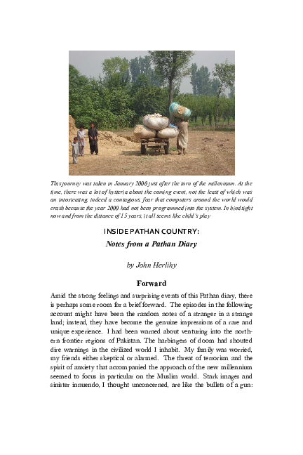 (PDF) Inside Pathan Country