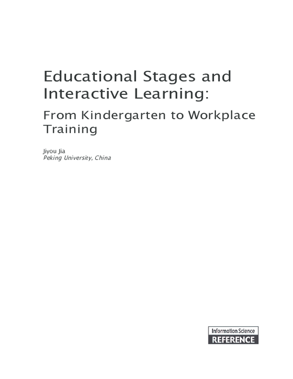 (PDF) Looking In, Looking Out A Discussion of the Educational