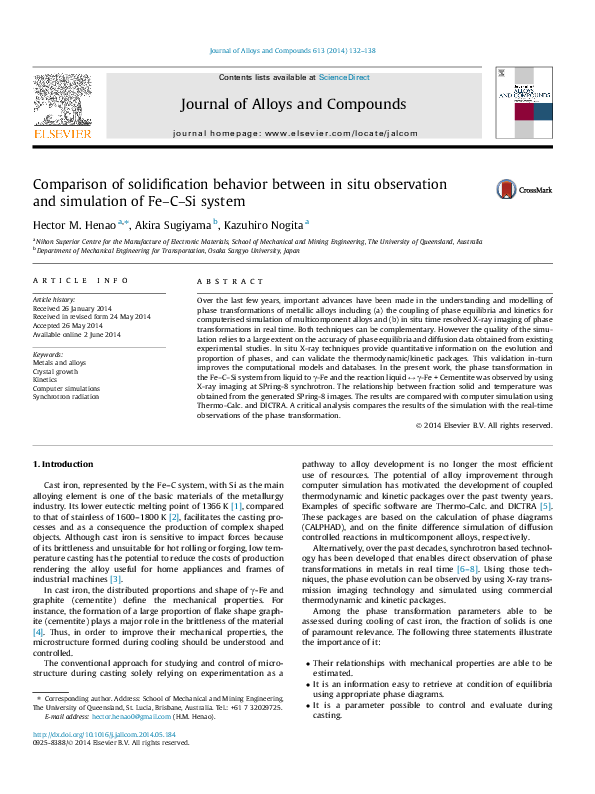 (PDF) Experimental Study on the Phase Diagram of the Fe-O-S System