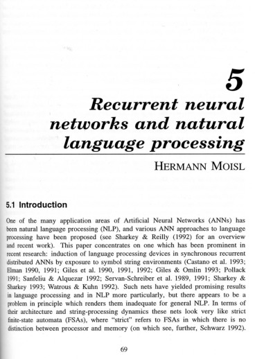 (PDF) Recurrent neural networks and natural language processing
